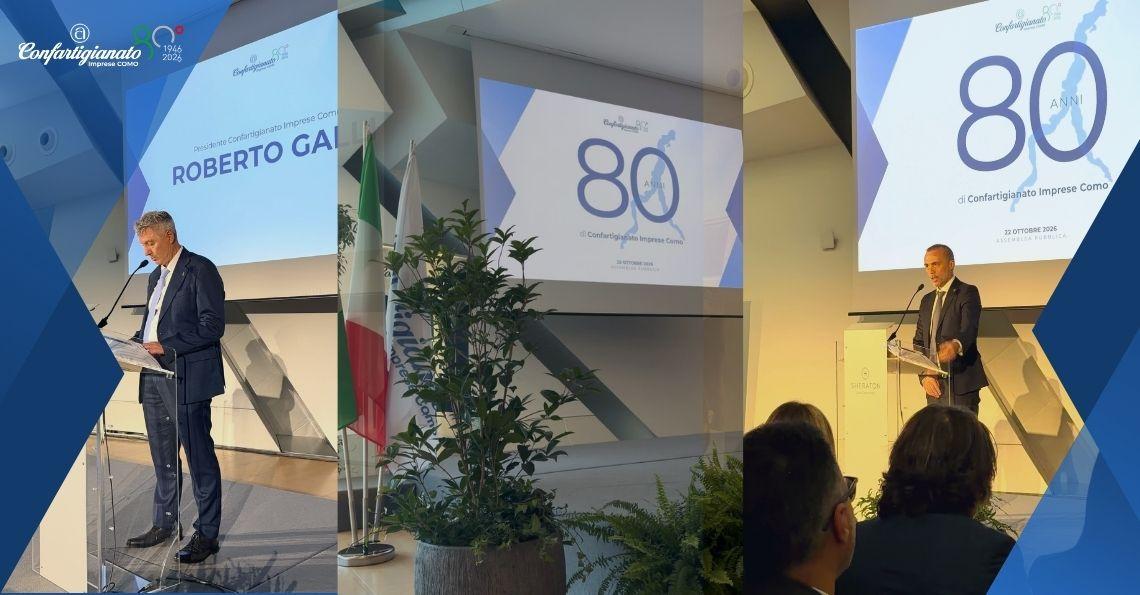 80 ANNI DI CONFARTIGIANATO IMPRESE COMO: UNA STORIA CHE CONTINUA